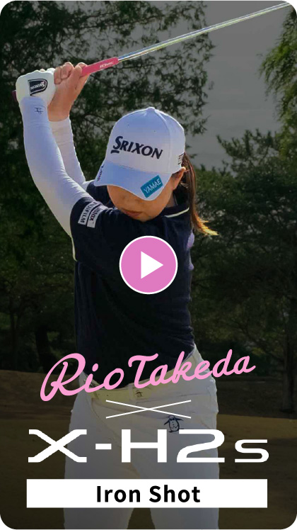 Shooting by X-H2S: Rio Takeda’s Swing (Iron Version) / FUJIFILM