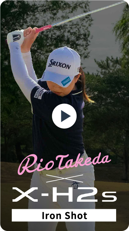 Shooting by X-H2S: Rio Takeda’s Swing (Iron Version) / FUJIFILM