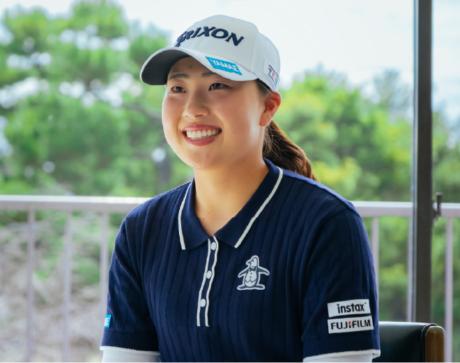 Rio Takeda speaking with a smile (1)